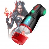 Интерактивный мастурбатор Raven с вакуумом, вибрацией и подсветкой - Shots Media BV - в Костроме купить с доставкой