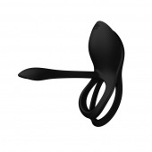 Черное эрекционное виброкольцо Bayek с пультом ДУ - Zalo - в Костроме купить с доставкой