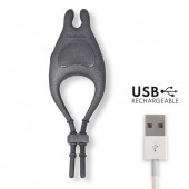 Черное эрекционное виброкольцо с управлением через приложение - Oninder - в Костроме купить с доставкой