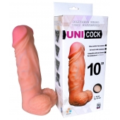 Фаллическая насадка Харнесс UNICOCK 10  - 25 см. - LOVETOY (А-Полимер) - купить с доставкой в Костроме