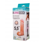 Фаллическая насадка Харнесс UNICOCK 5,5  - 17 см. - LOVETOY (А-Полимер) - купить с доставкой в Костроме