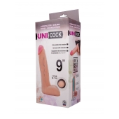Фаллическая насадка Харнесс UNICOCK 9  - 24 см. - LOVETOY (А-Полимер) - купить с доставкой в Костроме