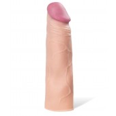 Реалистичная насадка с ярко выраженной головкой - 16,5 см. - A-toys - в Костроме купить с доставкой