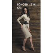 Пояс с клёпками Yona Black - Rebelts - купить с доставкой в Костроме