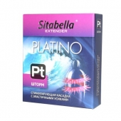 Стимулирующая насадка со спиралью из усиков Platino  Шторм - Sitabella - купить с доставкой в Костроме