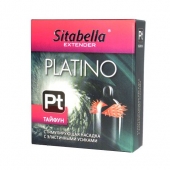 Стимулирующая насадка с шипиками по бокам Platino  Тайфун - Sitabella - купить с доставкой в Костроме