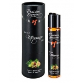 Массажное масло с ароматом экзотических фруктов Huile de Massage Gourmande Fruits Exotiques - 59 мл. - Plaisir Secret - купить с доставкой в Костроме