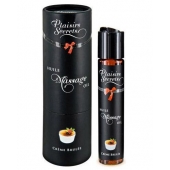 Массажное масло с ароматом крем брюле Huile de Massage Gourmande Creme Brulée - 59 мл. - Plaisir Secret - купить с доставкой в Костроме