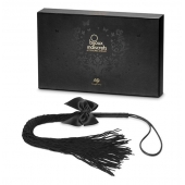 Чёрная плётка Lilly Whip Bijoux - Bijoux Indiscrets - купить с доставкой в Костроме