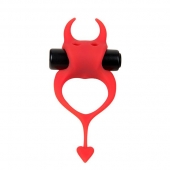 Красное эрекционное кольцо в форме дьяволенка DEVOL COCKRING - Adrien Lastic - в Костроме купить с доставкой
