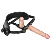 Женский страпон с вагинальной пробкой Woman Strap - 18 см. - LOVETOY (А-Полимер) - купить с доставкой в Костроме