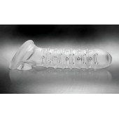 Утолщающая ребристая насадка на пенис - Доминирующее кольцо - в Костроме купить с доставкой