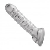 Утолщающая ребристая насадка на пенис - Доминирующее кольцо - в Костроме купить с доставкой