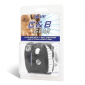 Утяжка для мошонки и пениса Cock Ring With 1  Ball Stretcher And Optional Weight Ring - BlueLine - купить с доставкой в Костроме