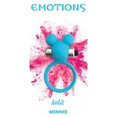 Голубое эрекционное виброколечко Emotions Minnie Breeze - Lola Games - в Костроме купить с доставкой