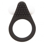 Чёрное эрекционное кольцо LIT-UP SILICONE STIMU RING 1 BLACK - Dream Toys - в Костроме купить с доставкой
