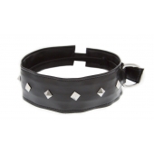 Полиуретановый ошейник с пуклями Collar with Studs - Blush Novelties - купить с доставкой в Костроме