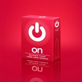 Супертонкие презервативы ON) Super Thin - 3 шт. - ON) - купить с доставкой в Костроме