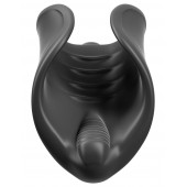 Чёрный мастурбатор Vibrating Silicone Stimulator с вибрацией - Pipedream - в Костроме купить с доставкой