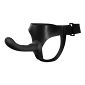 Страпон с изогнутой головкой Ultra Harness Curvy Dildo - 15,8 см. - Baile - купить с доставкой в Костроме