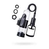 Вакуумная помпа A-toys с вибропулей и эрекционными кольцами - A-toys - в Костроме купить с доставкой