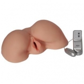 Телесная вибровагина из киберкожи с выносным пультом - LOVETOY (А-Полимер) - в Костроме купить с доставкой