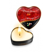 Массажная свеча с ароматом бубль-гума Bougie Massage Candle - 35 мл. - Plaisir Secret - купить с доставкой в Костроме
