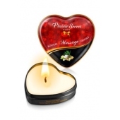 Массажная свеча с ароматом экзотических фруктов Bougie Massage Candle - 35 мл. - Plaisir Secret - купить с доставкой в Костроме