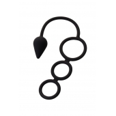 Тройное эрекционное кольцо с анальным хвостом Drop S-size - Erotist Adult Toys - в Костроме купить с доставкой