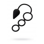 Тройное эрекционное кольцо с анальным хвостом Drop M-size - Erotist Adult Toys - в Костроме купить с доставкой