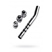 Металлический анальный душ с тремя насадками - ToyFa - купить с доставкой в Костроме