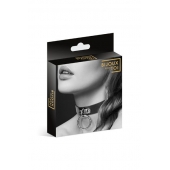 Узенький ошейник из полиуретана с кольцом - Bijoux Pour Toi - купить с доставкой в Костроме