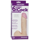 Ультра реалистичная насадка Vac-U-Lock  6  ULTRASKYN Cock - 17,3 см. - Doc Johnson - купить с доставкой в Костроме