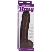 Большая насадка для трусиков Vac-U-Lock Realistic Hung - 31,7 см. - Doc Johnson - купить с доставкой в Костроме