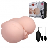 Вагина и анус с вибрацией CrazyBull Vagina and Ass - Baile - в Костроме купить с доставкой