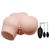 Телесный полуторс с двумя любовными тоннелями и вибрацией - Baile - в Костроме купить с доставкой