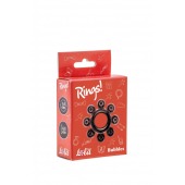 Чёрное эрекционное кольцо Rings Bubbles - Lola Games - в Костроме купить с доставкой