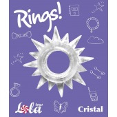 Прозрачное эрекционное кольцо Rings Cristal - Lola Games - в Костроме купить с доставкой