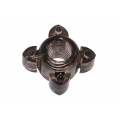 Чёрное эрекционное кольцо Rings Screw - Lola Games - в Костроме купить с доставкой
