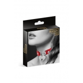 Красный чокер с замком в форме сердца - Bijoux Pour Toi - купить с доставкой в Костроме