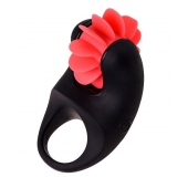 Чёрно-красное эрекционное виброкольцо Erotist - Erotist Adult Toys - в Костроме купить с доставкой