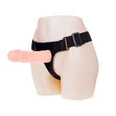 Телесный фаллоимитатор на трусиках Jessica Strap-On - 15,5 см. - Baile - купить с доставкой в Костроме