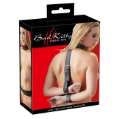 Фиксация на шею и запястья Bad Kitty Neck and Hand Restraints - Orion - купить с доставкой в Костроме