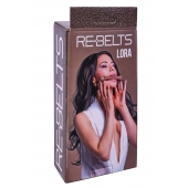 Кляп-трензель Lora с металлическими кольцами - Rebelts - купить с доставкой в Костроме