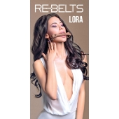 Кляп-трензель Lora с металлическими кольцами - Rebelts - купить с доставкой в Костроме
