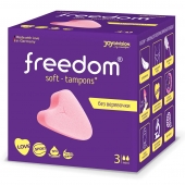Женские гигиенические тампоны без веревочки FREEDOM mini - 3 шт. - Freedom - купить с доставкой в Костроме