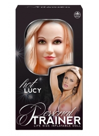 Надувная кукла с вибрацией и 2 любовными отверстиями Hot Lucy Lifesize Love Doll - NMC - в Костроме купить с доставкой