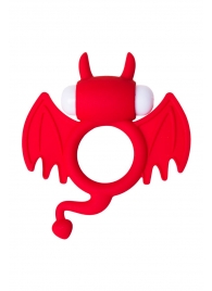 Красное эрекционное кольцо на пенис JOS COCKY DEVIL - JOS - в Костроме купить с доставкой