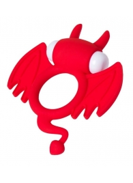 Красное эрекционное кольцо на пенис JOS COCKY DEVIL - JOS - в Костроме купить с доставкой