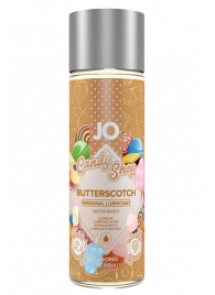 Смазка на водной основе Candy Shop Butterscotch с ароматом ирисок - 60 мл. - System JO - купить с доставкой в Костроме